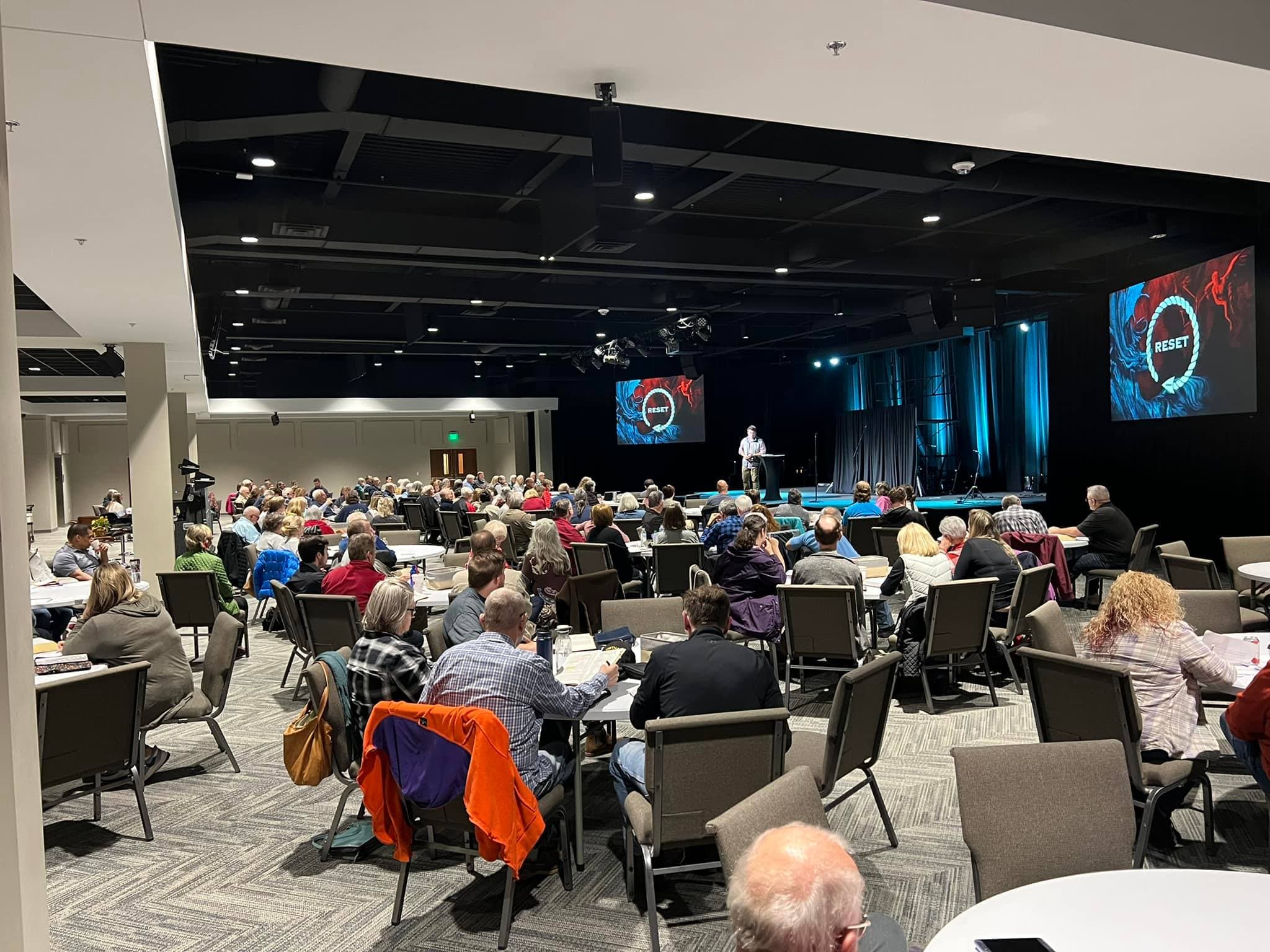 Dustin Dozier leading a training session